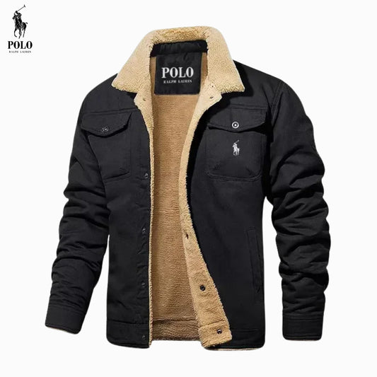 Chaqueta polo informal y abrigada