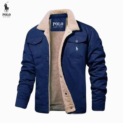 Chaqueta polo informal y abrigada
